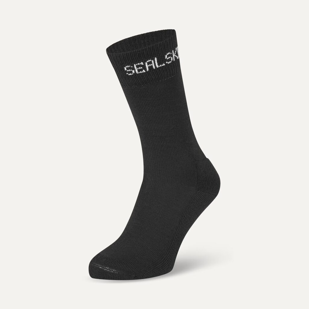 SEALSKINZ SUFFIELD MERINO SVART
